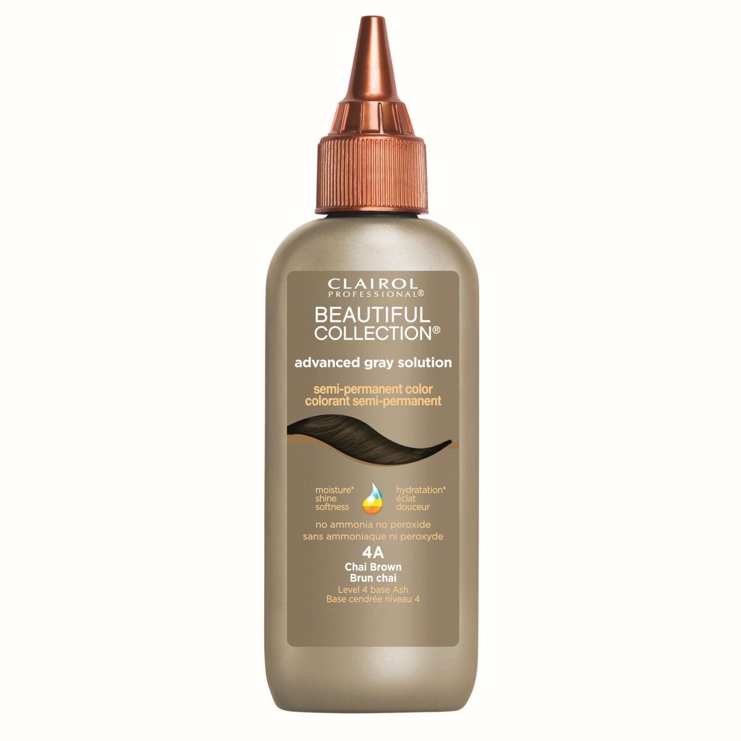 Beautiful Collection Advanced Gray Solution 4A Chai Brown Beautiful Collection Advanced Gray Solution 4A Chai Brown