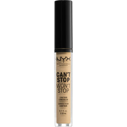 NYX  Cant Stop Wont Stop Contour Concealer 8 - True Beige 0.11 Fl Oz