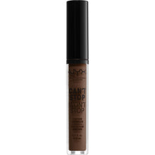 NYX  Cant Stop Wont Stop Contour Concealer 22.7 - Deep Walnut 0.11 Fl Oz