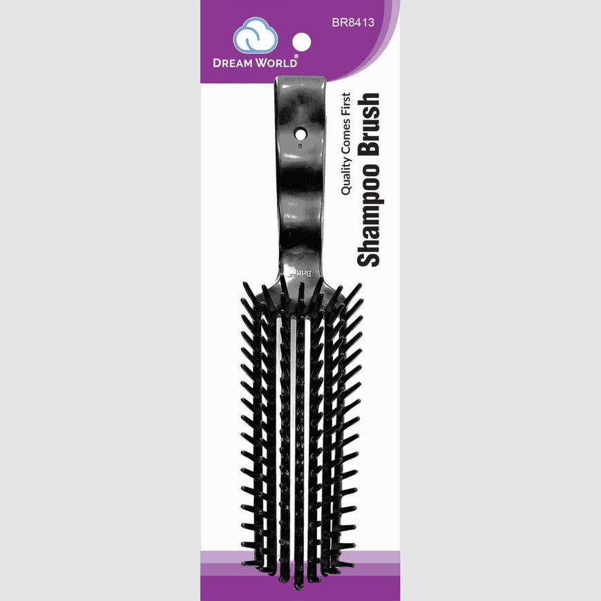 Included in Complete Sew-In Set: Brittny Shampoo Brush, Black