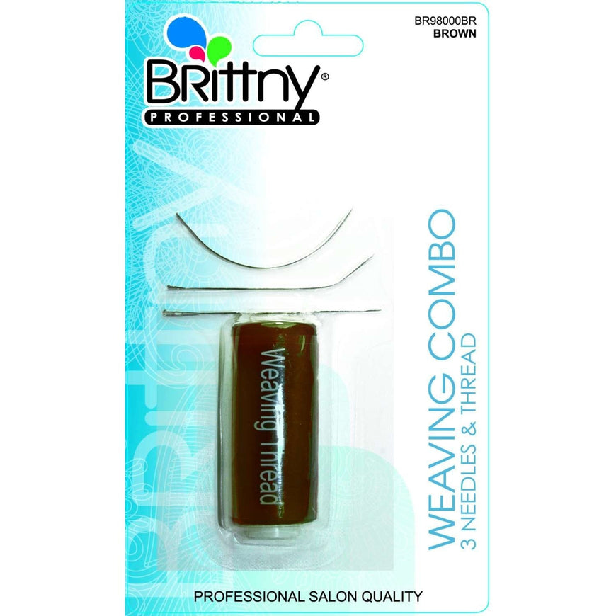 Included in Complete Sew-In Set: Brittny Weaving Combo Thread & Needle